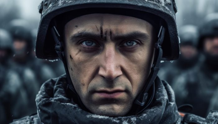 vecteezy determined military soldier in winter uniform 54364951